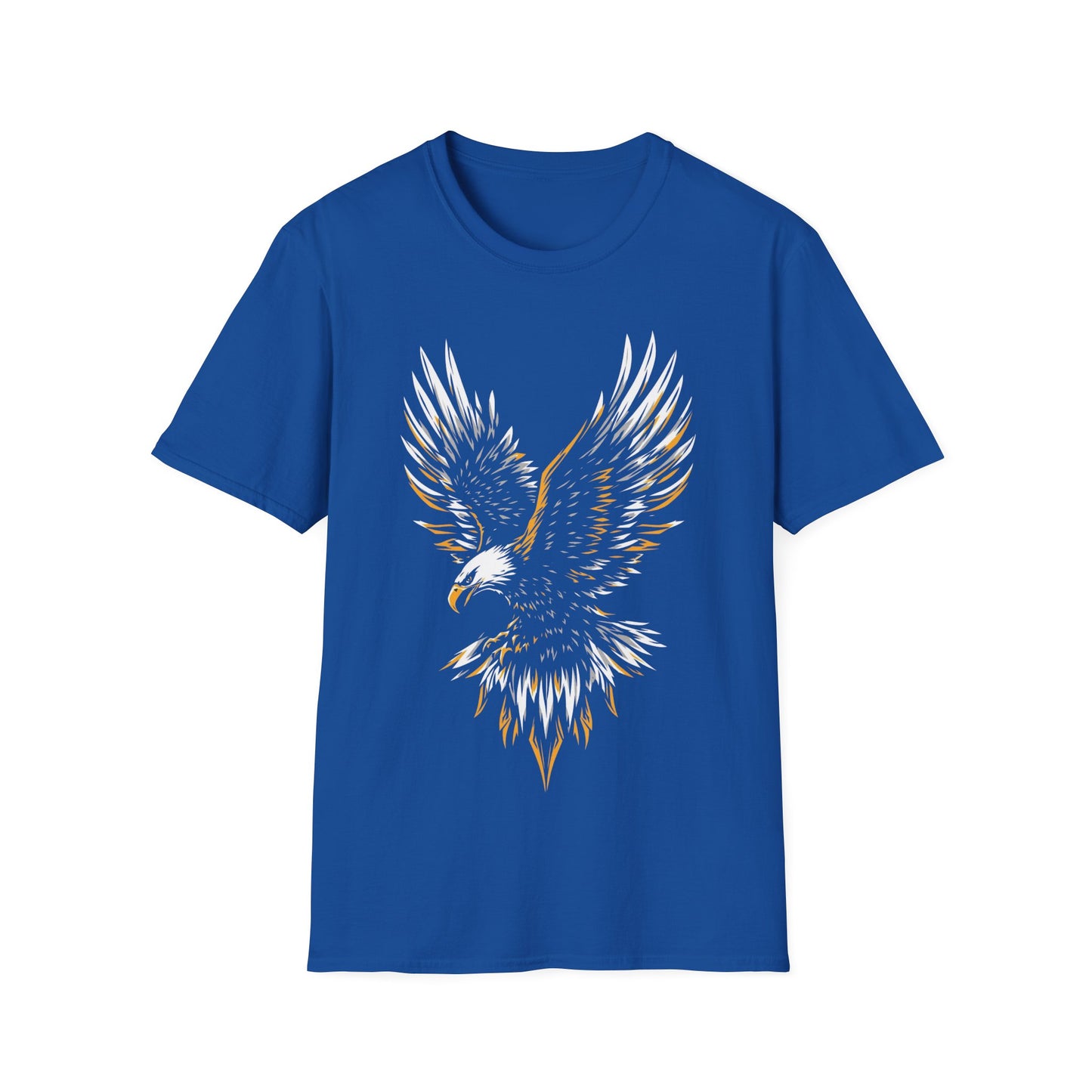 Eagle Adventure Unisex Softstyle T-Shirt - Bold Graphic Tee for Nature Lovers