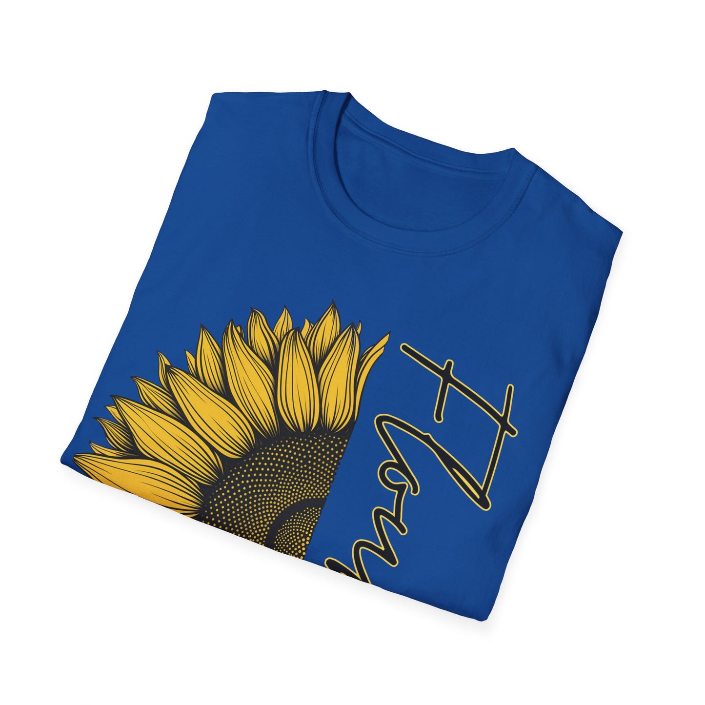 Flourish Sunflower Unisex Softstyle T-Shirt