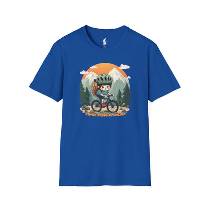 Time For a Ride Mountain Biking Graphic T-Shirt