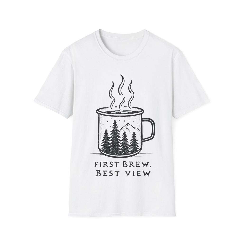 First Brew Best View T-Shirt