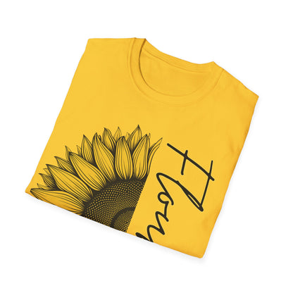 Flourish Sunflower Unisex Softstyle T-Shirt