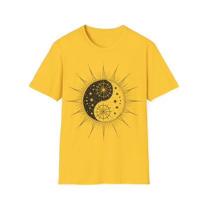 Cosmic Yin Yang Unisex Softstyle T-Shirt