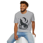 Celestial Howling Wolf T-Shirt