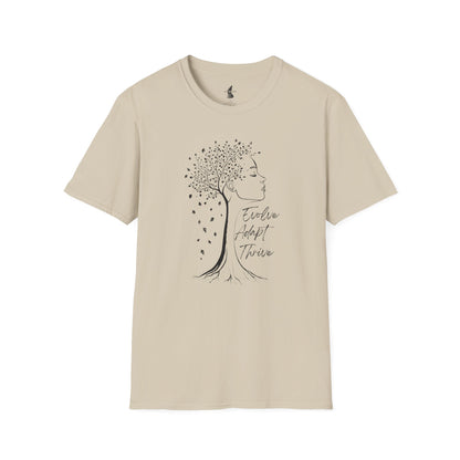 Evolve Adapt Thrive Like Nature Graphic T-shirt