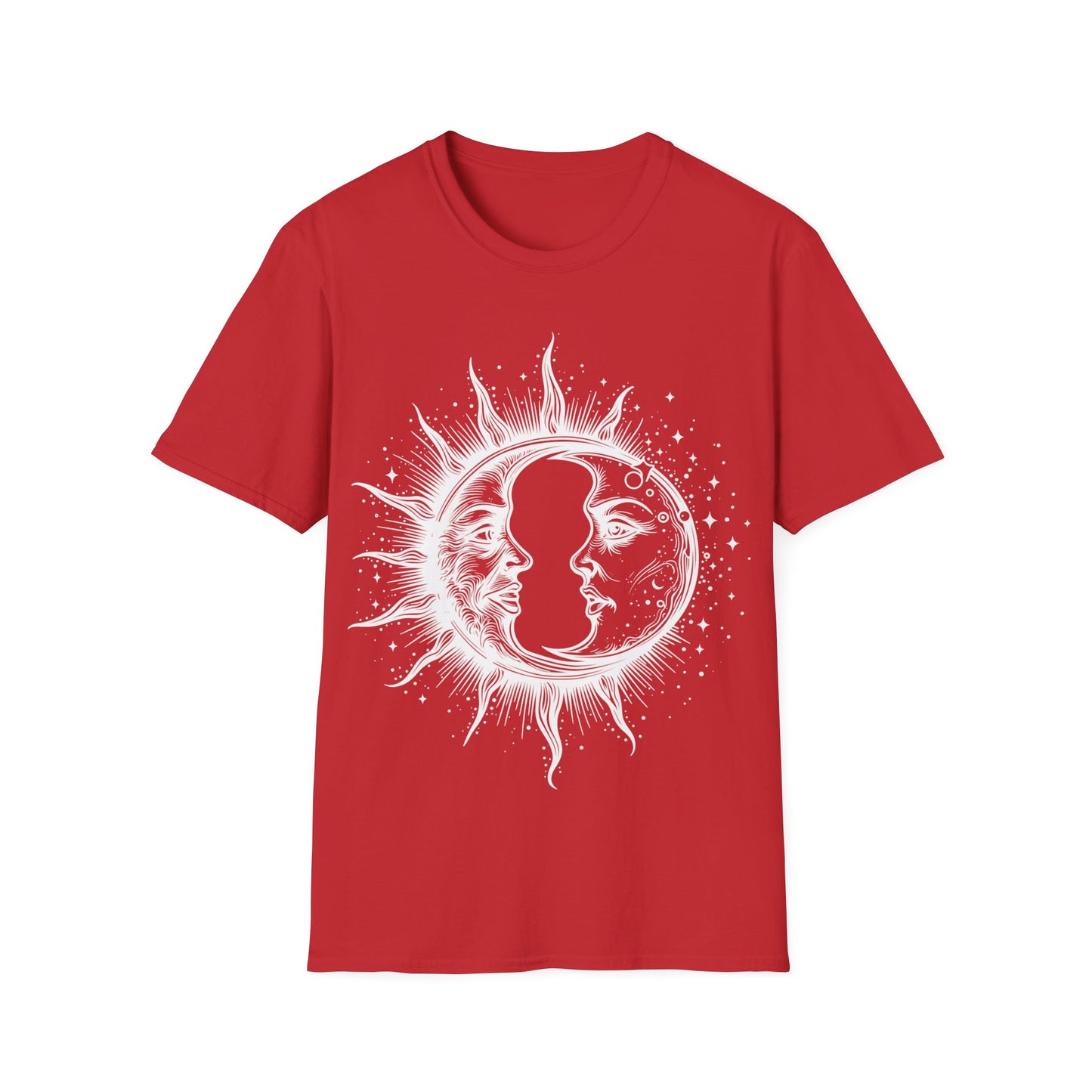 Sun & Moon Graphic Unisex T-Shirt | Celestial Art Tee for All Occasions