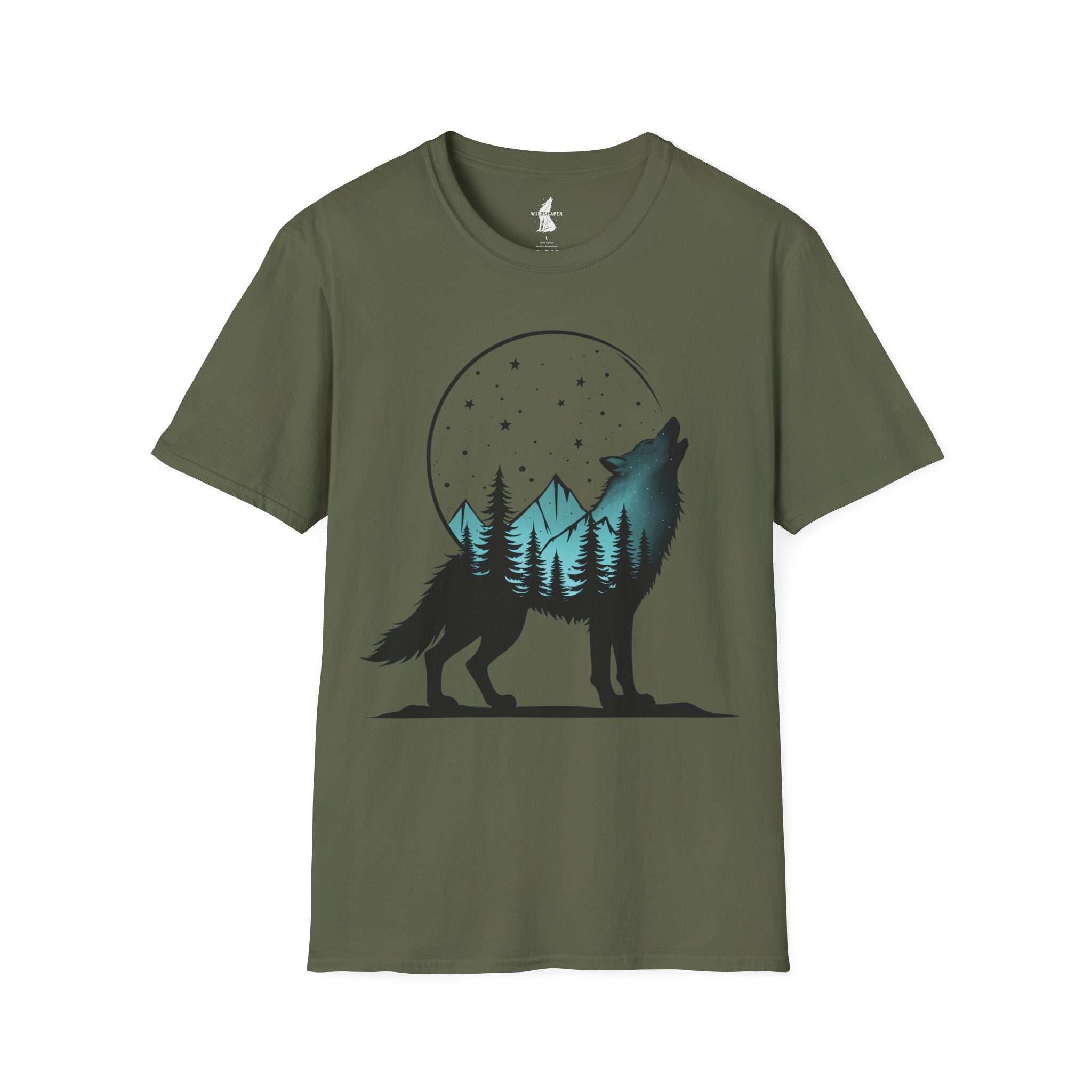 Celestial Nature Wolf T-Shirt