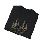 Camping Tent and Campfire T-Shirt