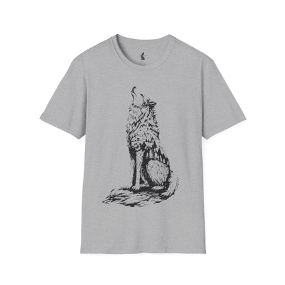 Howling Wolf Silhouette Nature T-Shirt