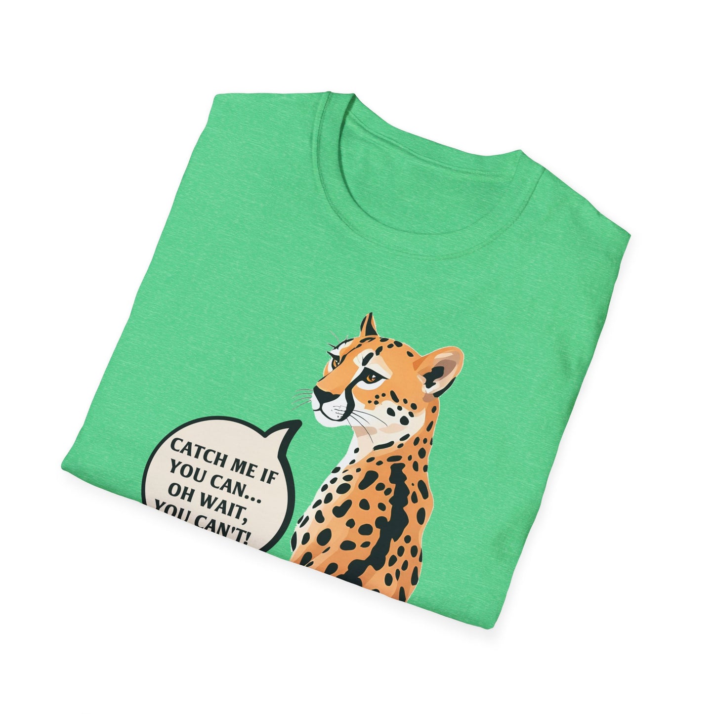 Catch Me If You Can Unisex Softstyle T-Shirt - Fun and Playful Animal Tee