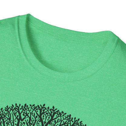 Tree of Life Unisex Softstyle T-Shirt – Nature Inspired Design for Eco-Lovers