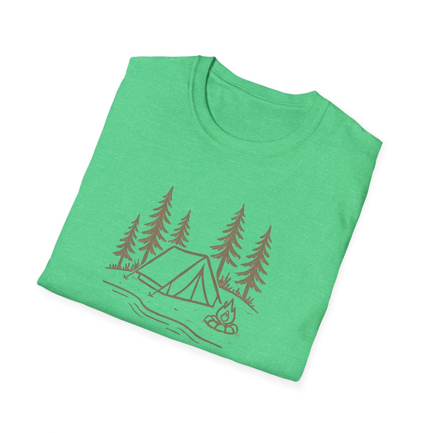 Camping Tent and Campfire T-Shirt