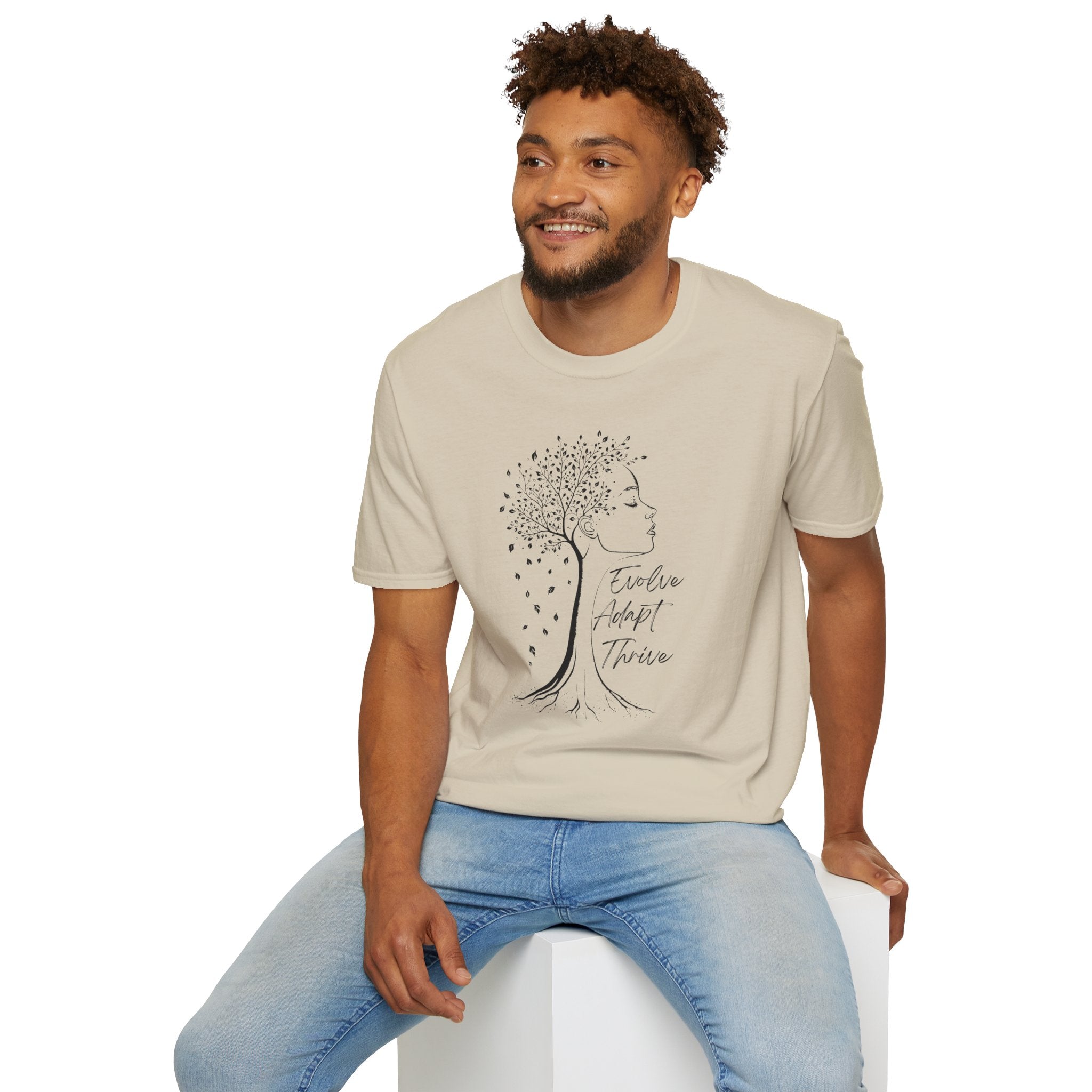 Evolve Adapt Thrive Like Nature Graphic T-shirt