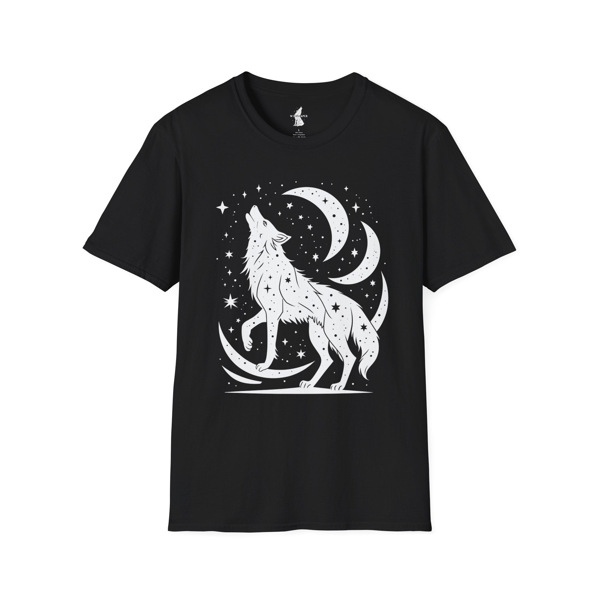 Celestial Howling Wolf T-Shirt