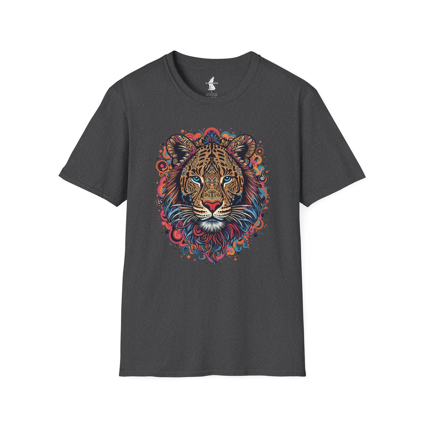 Vibrant Lion Eye-Catching Graphic T-Shirt
