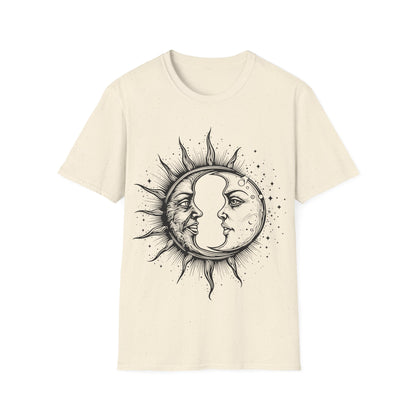 Sun & Moon Graphic Unisex T-Shirt | Celestial Art Tee for All Occasions