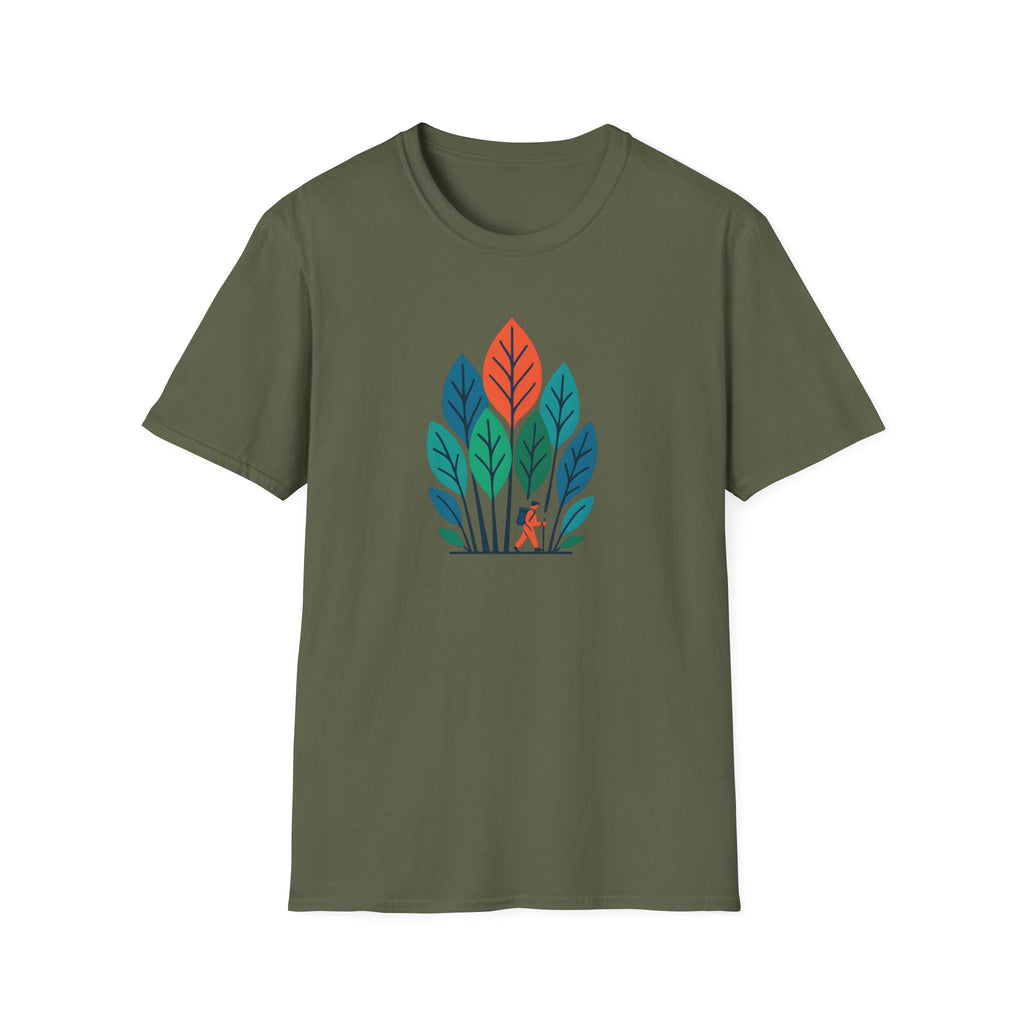 Hiker in Leaves T-Shirt