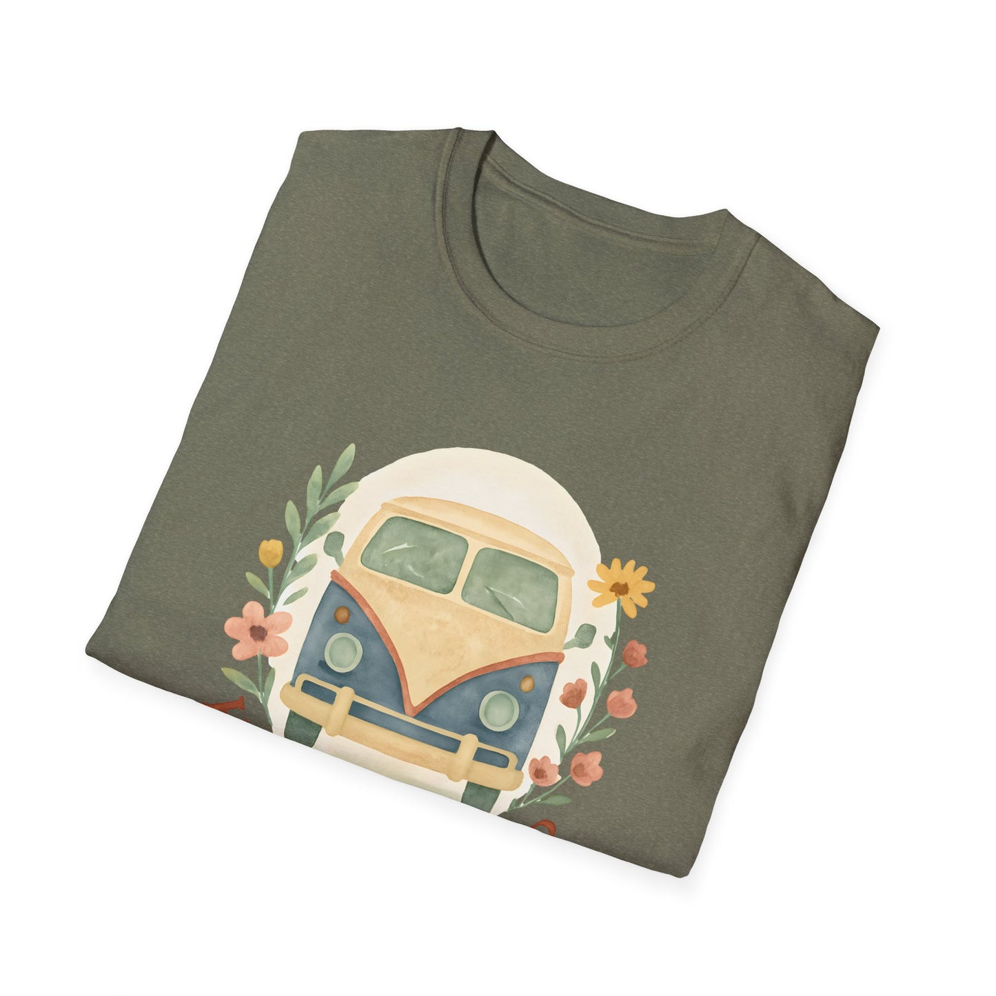 Floral Camper Van T-Shirt