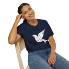 Celestial Bird Cosmic Stars T-Shirt