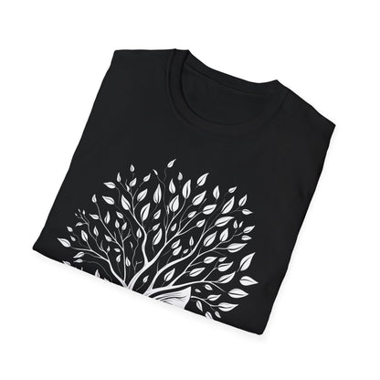 Nature-Inspired Unisex Softstyle T-Shirt - Tree of Life Design