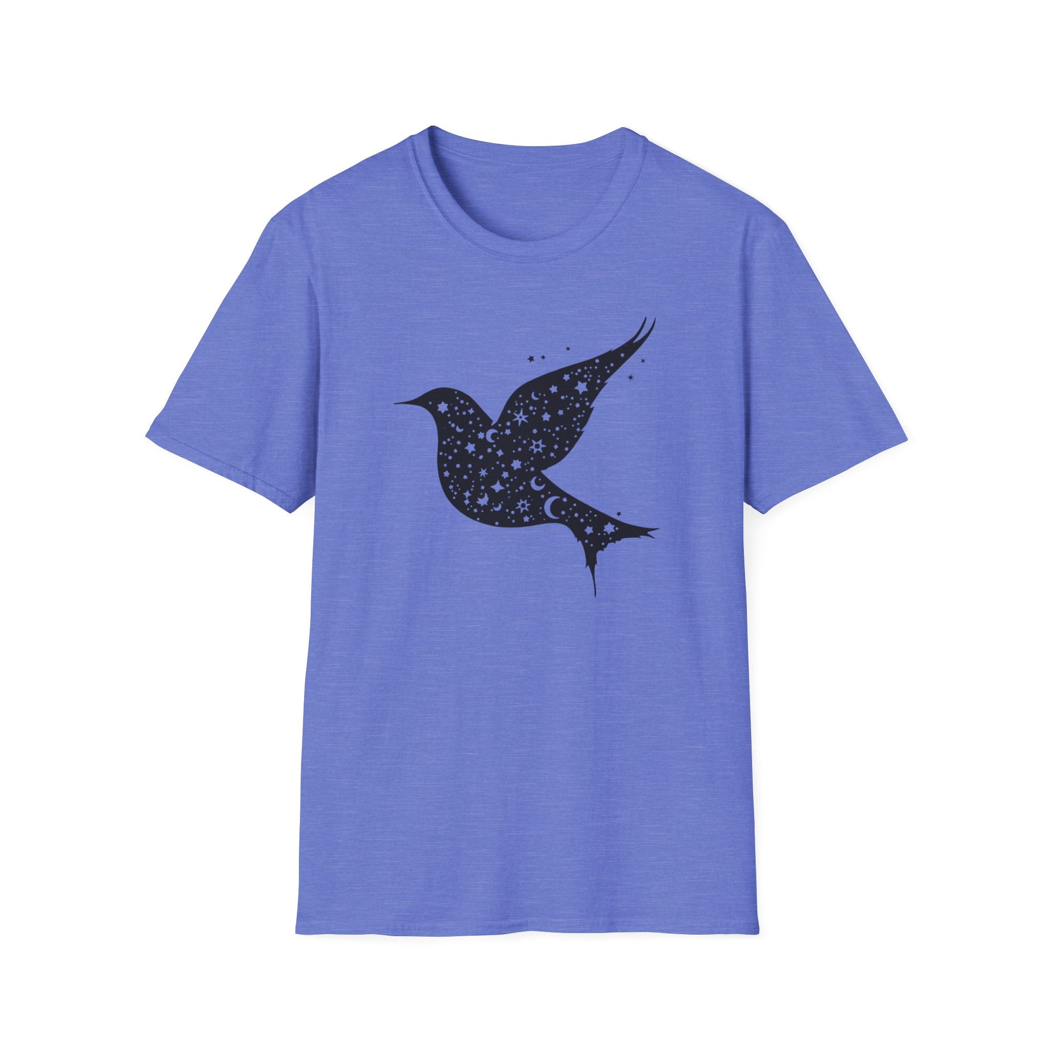 Celestial Bird Cosmic Stars T-Shirt