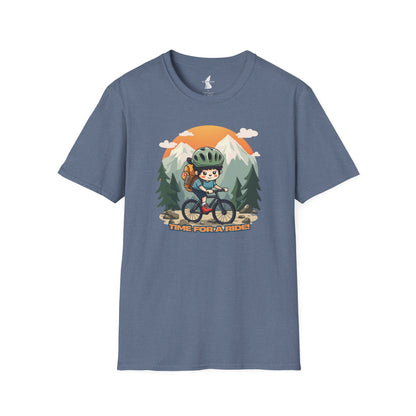 Time For a Ride Mountain Biking Graphic T-Shirt