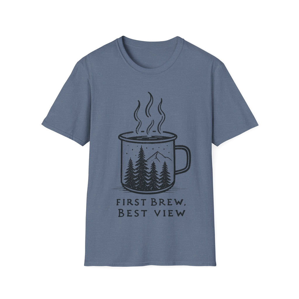 First Brew Best View T-Shirt