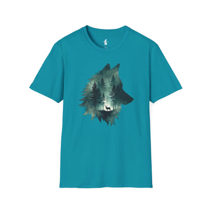 Wolf Silhouette Nature T-Shirt