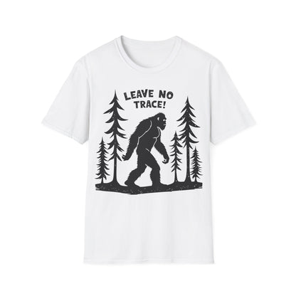 Leave No Trace! Unisex Softstyle T-Shirt for Nature Lovers