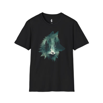 Wolf Silhouette Nature T-Shirt