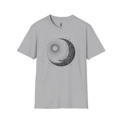 Sun & Moon Yin Yang Graphic T-Shirt