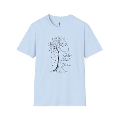 Evolve Adapt Thrive Like Nature Graphic T-shirt