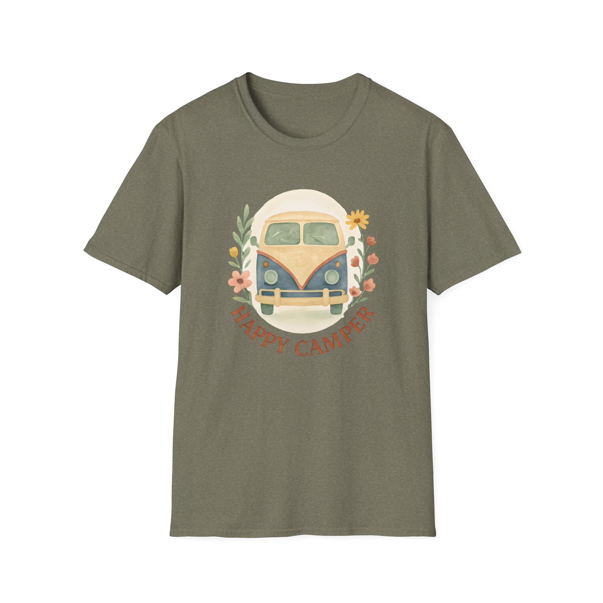 Floral Camper Van T-Shirt