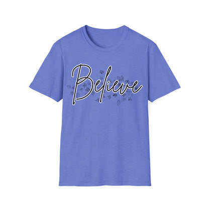 Inspirational 'Believe' Unisex Softstyle T-Shirt - Comfort for Every Occasion