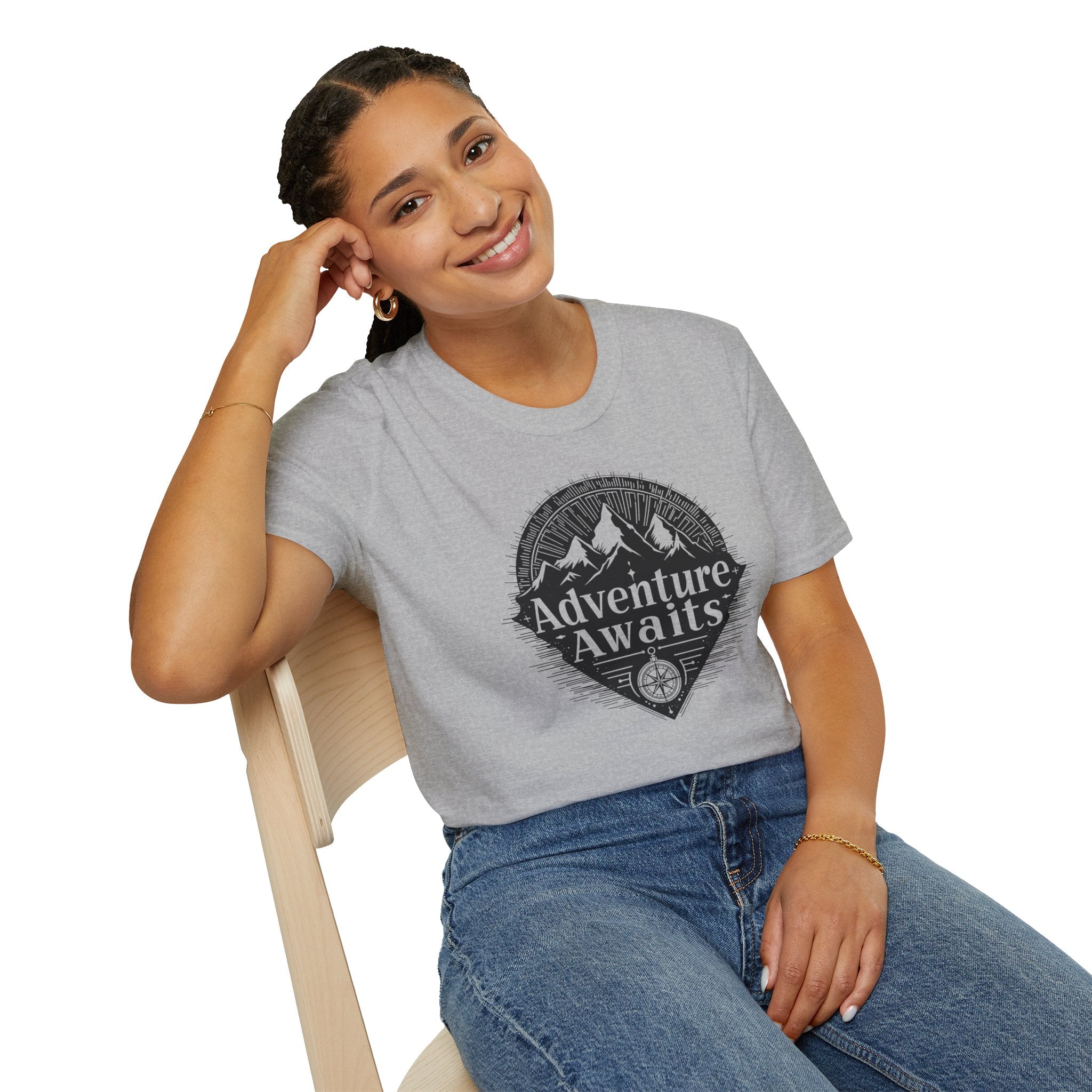Adventure Awaits T-Shirt - Perfect for Outdoor Lovers and Explorers