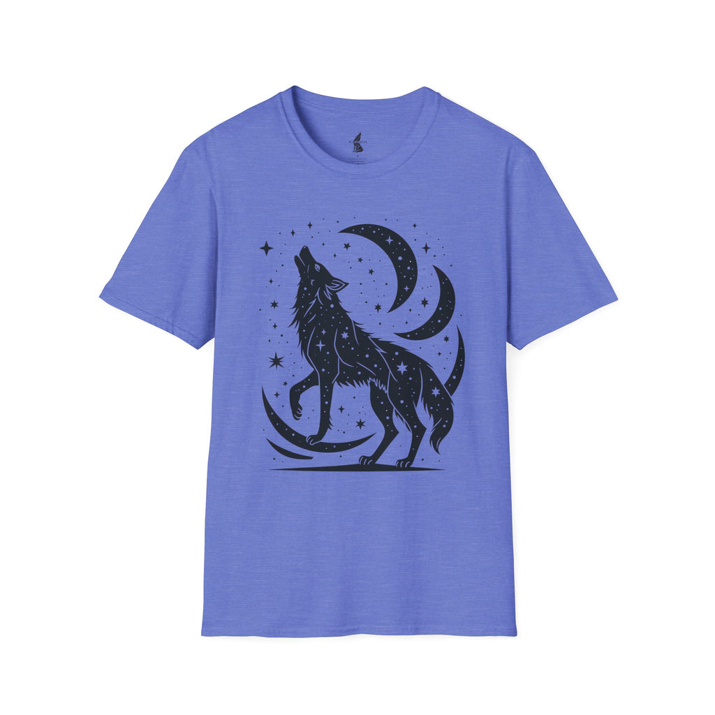 Celestial Howling Wolf T-Shirt
