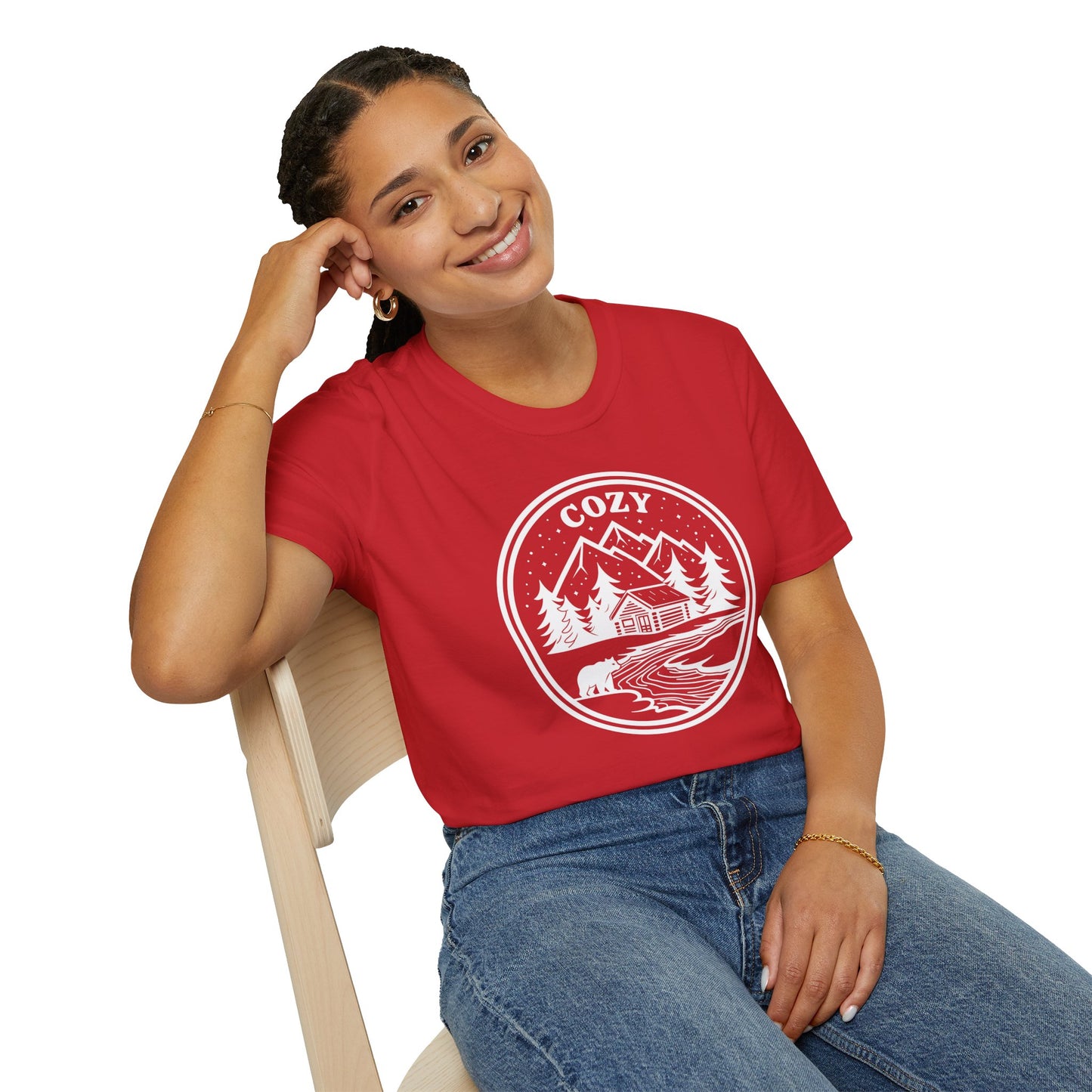 Cozy Cabin in Nature T-Shirt