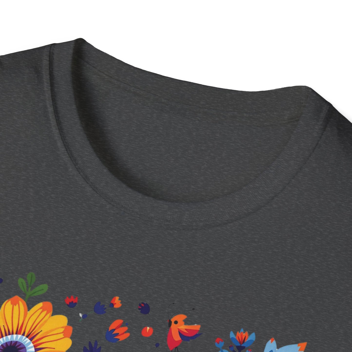 Floral Garden Unisex Softstyle T-Shirt - Vibrant Flower Art for Nature Lovers