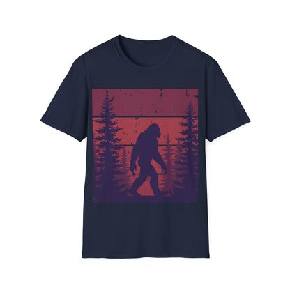 Sasquatch Adventure Unisex Softstyle T-Shirt - Nature Lover's Tee