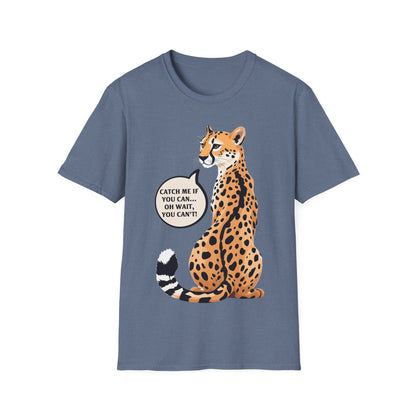 Catch Me If You Can Unisex Softstyle T-Shirt - Fun and Playful Animal Tee