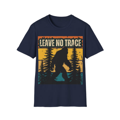 Leave No Trace Bigfoot Unisex Softstyle T-Shirt - Adventure & Nature Tee