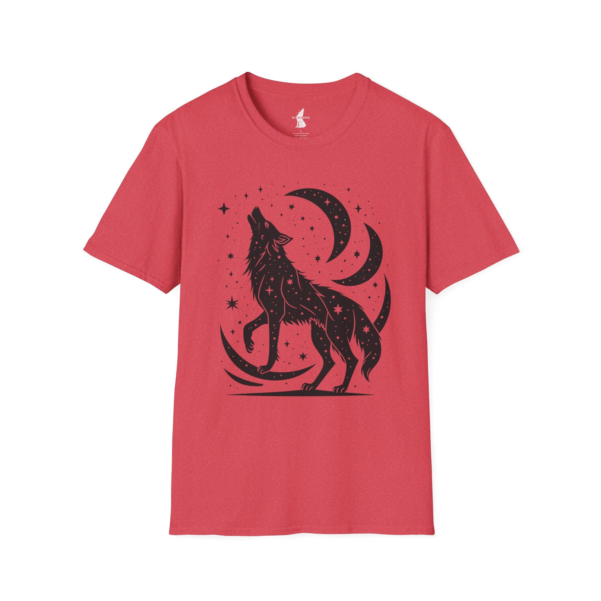 Celestial Howling Wolf T-Shirt