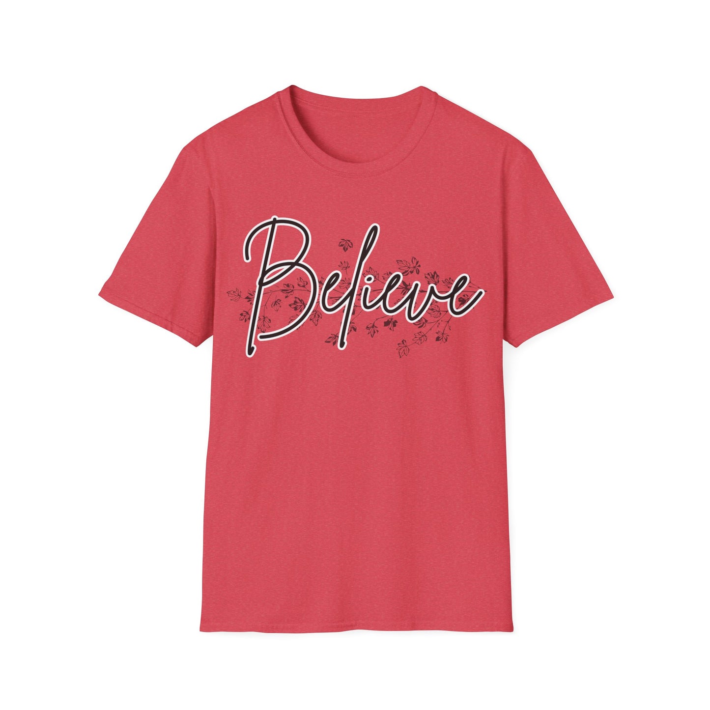 Inspirational 'Believe' Unisex Softstyle T-Shirt - Comfort for Every Occasion