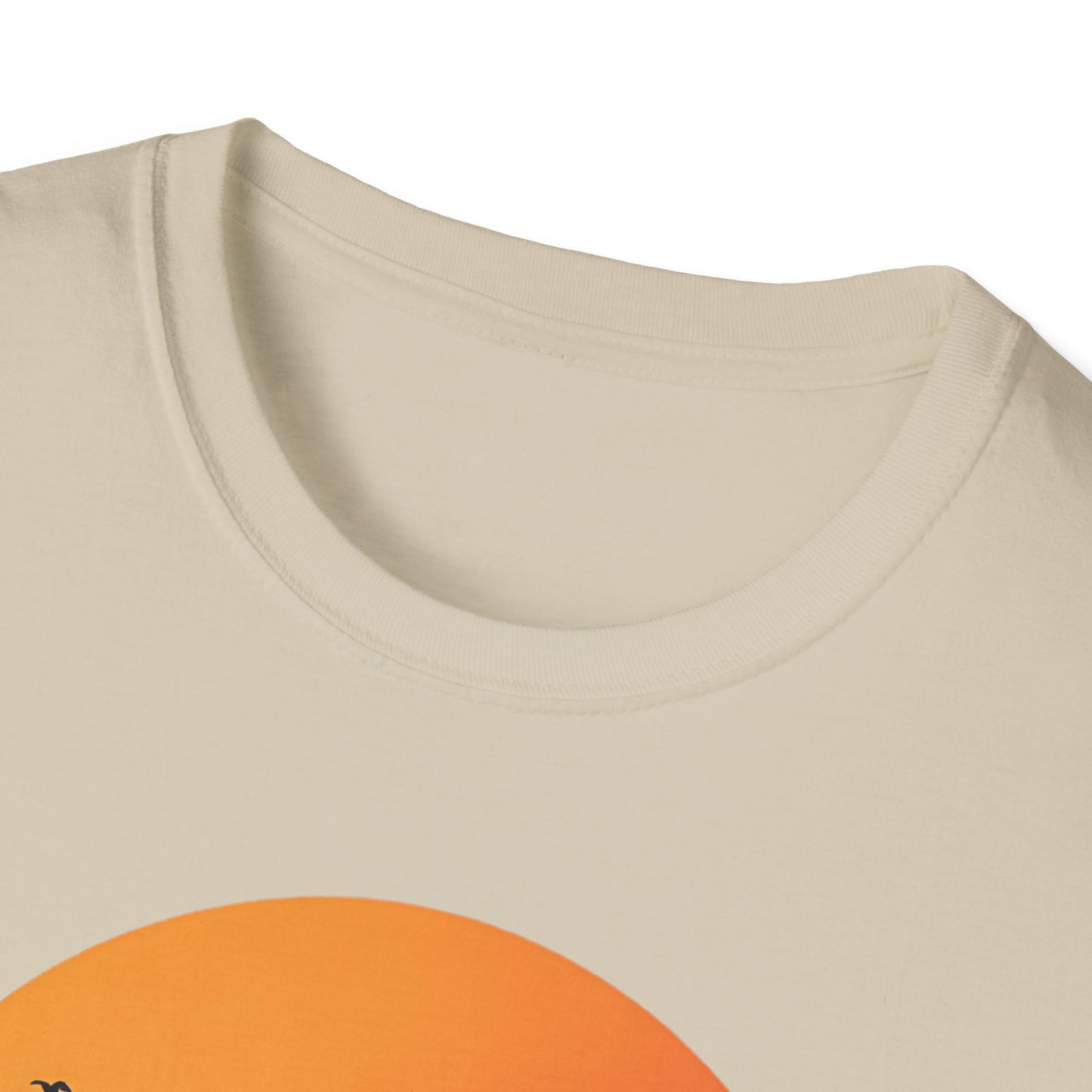 Mountain Sunset Unisex Softstyle T-Shirt │ Adventure & Nature Inspired