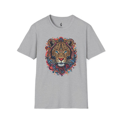Vibrant Lion Eye-Catching Graphic T-Shirt