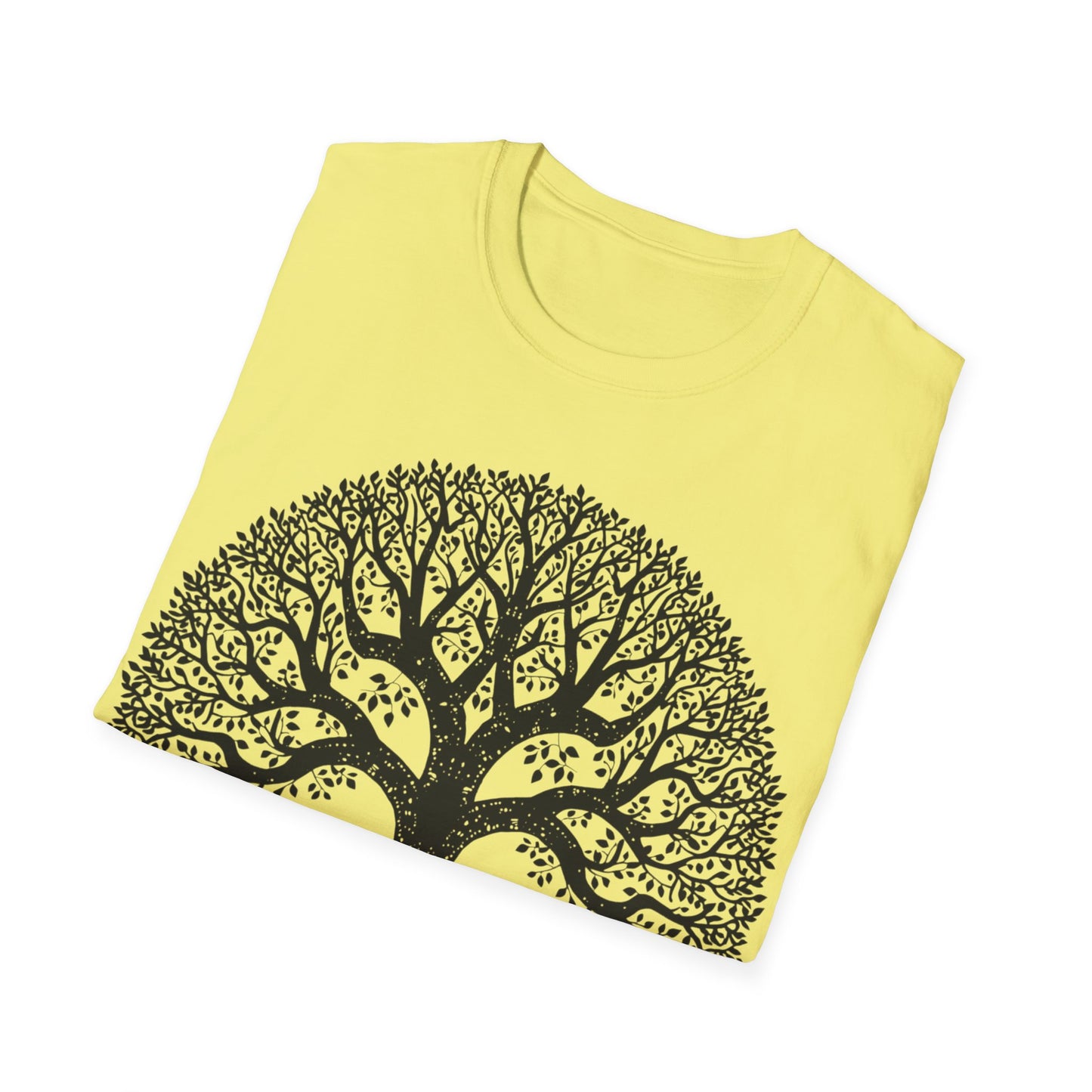 Tree of Life Unisex Softstyle T-Shirt – Nature Inspired Design for Eco-Lovers