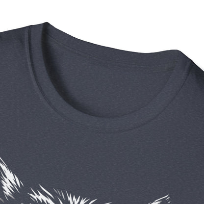 Fierce Wolf Graphic Unisex Softstyle T-Shirt - Perfect for Nature Lovers & Adventurers