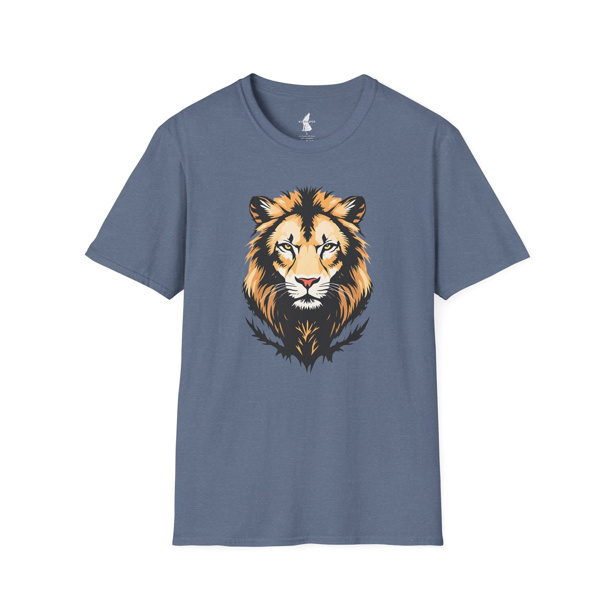Lion Face Print T-Shirt