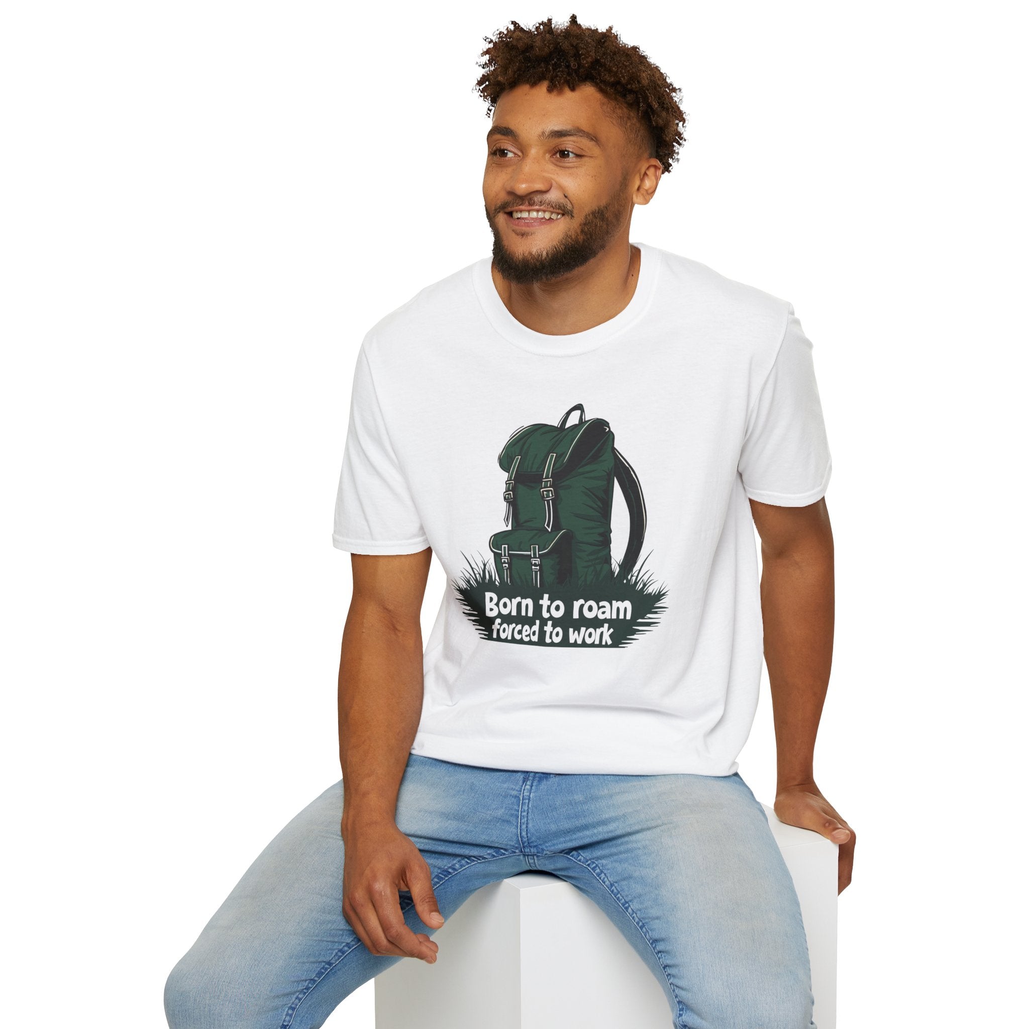 Born To Roam Forced To Work Traveler T-Shirt