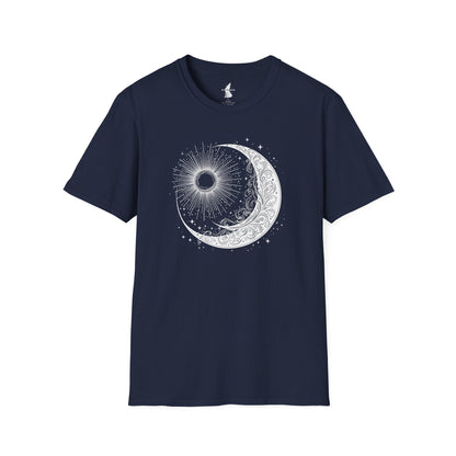 Sun & Moon Yin Yang Graphic T-Shirt