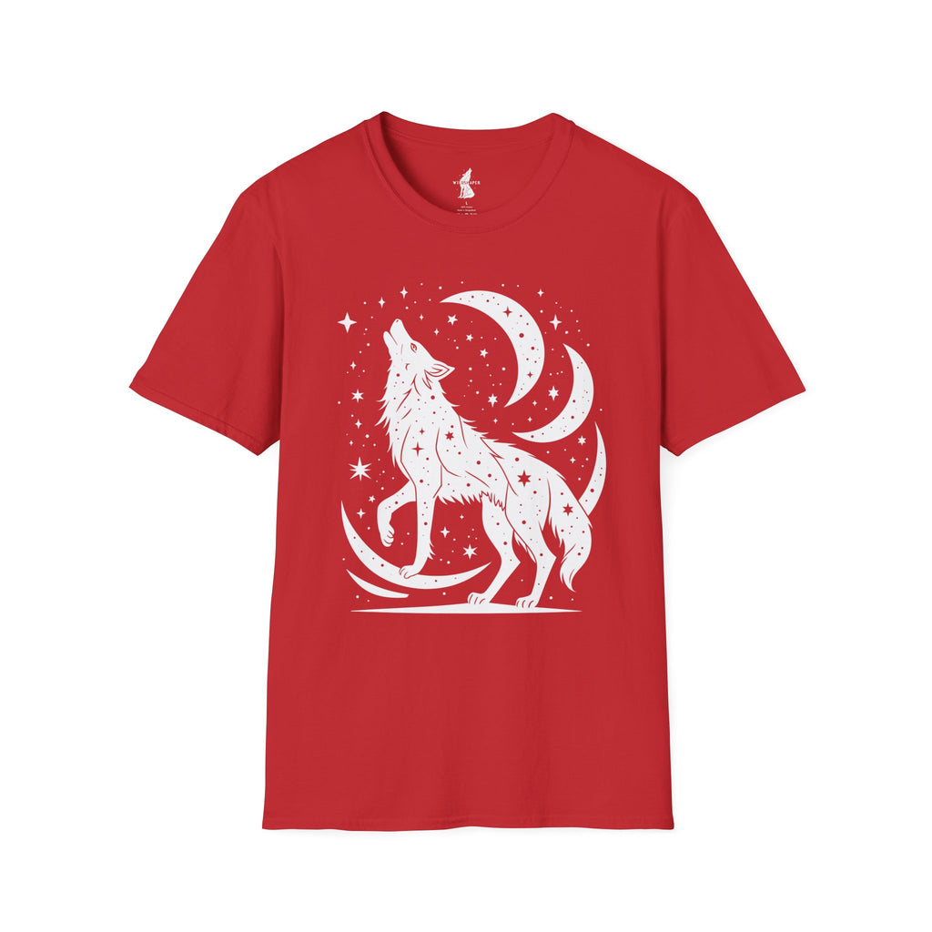 Celestial Howling Wolf T-Shirt